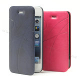 Hot PU Flip Mobile Phone Case for iPhone 5/5s