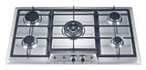 Gas Hob with 5 Burners and Stainless Steel Panel (GH-S9165C)