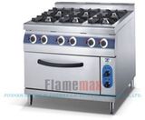 Hgr-76g 6-Burner Gas Range with Gas Oven