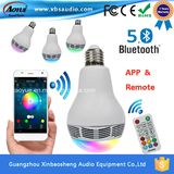 2016 Wireless latest Flashing LED Bluetooth Speaker with APP & Remote Control