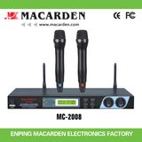 Hotsale Dual Channel Wireless Microphone (MC-2008)