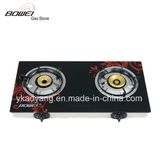 2016 Famous Double Burner Glass Top Gas Stove