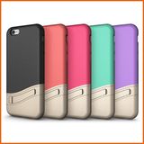 Factory Hybrid Combo Stand Mobile Phone Case for iPhone 6 6s