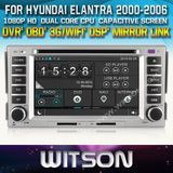 Witson Car DVD Player for Hyundai Elantra 2000-2006 (W2-D8268Y) CD Copy with Capacitive Screen Bluntooth 3G WiFi OBD DSP