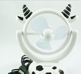 Cow Cartoon Mini Fan