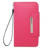 PU Leather Mobile Case for Samsung Mobile Phone, Stand Wallet Leather Case