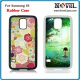 Sublimation Silicon Phone Case for Samsung S5 I9600/DIY Blank Phone Case for Samsung S5 I9600