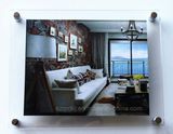 Wall-Mounted Acrylic Digital Photo Picture Frame OEM (QRD-073)