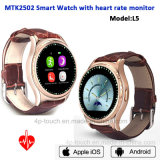 Nano Waterproof Mtk2502 Bluetooth Smart Watch with Heart Rate (L5)