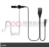 Two Way Radio Accessries Acoustic Tube Eapieces with Samll Lapel Ptt for Walkie Talkie