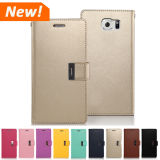 Goospery Rich Diary Case, Magnet Flip Wallet Leather Phone Card Case Mobile Phone Cover for iPhone/Samsung/LG/HTC/All Phone Models