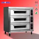 Three-Deck, Nine-Trays New Model Gas Oven with Digital Temperature Controller