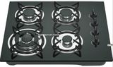 Tempered Glass Top Built-in Gas Stove of 4 Burners