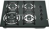 Tempered Glass Top Built-in Gas Stove of 4 Burners