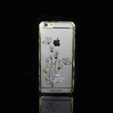 Electroplate Flower PC Case Mobile Phone Case for iPhone 6