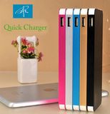 Newly 8000mAh Portable Power Bank Quick Charger, External Mobile Phone Charger for iPhone Samsung, Shenzhen Factory