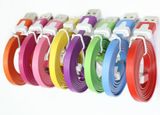 Noodle Colorful Flat USB Cable for iPhone 5 5c 5s