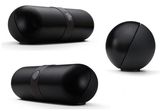 New Pill Mini Bluetooth Stereo Speaker with Built-in Mic for Beats - Black