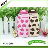 3D Cartoon Dairy Cow Mobile Phone Silicone Rubber Cases for iPhone6 6s (RJT-0173)