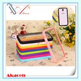 Clear Acrylic + TPU Case Phone Covers for Samsung Galaxy S4 I9500 I9502 I9505