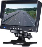 7 Inch Universal Car Rear View TFT Monitor 2 Ways Video & 2 Audio Inputs