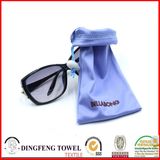 Single Seal Logo Printed Eyeglass Bag Df-2919