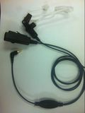 Clear Tube Surveillance Earpiece for Motorola Mth650/Mth800/I860, etc