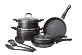 11PCS Pressed Aluminum Non-Stick Cookware Set