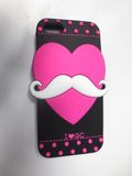 New Arrival Heart Silicone Cases for iPhone 5, iPhone 5c (SG25)