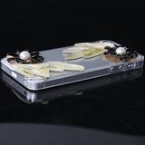 Luxury Bling Bling Diamond Transparent PC Mobile Phone Case for Samsung