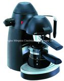 Electric 4-Cup Steam Espresso and Cappuccino Coffee Maker