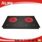 Double Burner Cookware of Home Appliance, Kitchenware, Infrared Heater, Stove, (SM-DIC09-2)