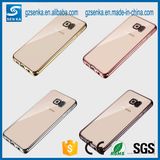 Wholesale Luxury Plating Bumper Transparent Soft Mobile TPU Phone Case for Samsung Galaxy A5