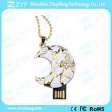 Cute Moon Shape Jewelry USB Flash Drive (ZYF1903)