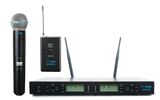 Yam Wm2000 Dual Channels Wireless Microphone UHF Wireless System