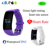 Heart Rate Smart Bluetooth Bracelet with Touch Key (D21)