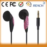 Stylish Earphone Crystal in Ear Earphone Suit for Girls