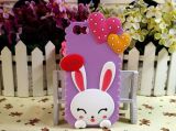 New Cute Rabbit Promotional Silicone Cell Phone Cover
