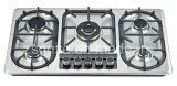 Stainless Steel Five Burner Gas Stove (CH-BS5008B)