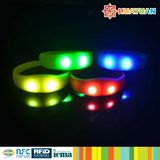 Flash light MIFARE Classic EV1 4K LED Silicone RFID bracelet for event festival