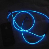 for iPhone Lights Flashing EL Lighting Earphone with Mic