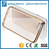 Plating Bumper Transparent Soft TPU Mobile Back Case Cover for Samsung Galaxy A8