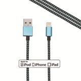 Wholesale Mfi Fabric Braided Cable for iPhone 5 for iPad Air Support Ios8.0 with Mfi Certification C48 Connector