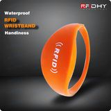 Logo Printing Elastic Silicone Waterproof RFID Wristband/Bracelet