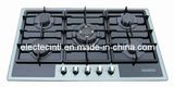 Gas Hob with 5 Burners and Enamel Water Tray, Cast Iron Ignition (GH-G935C)