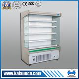 Multideck Vertical Display Chiller Refrigerator for Beverage and Dairy