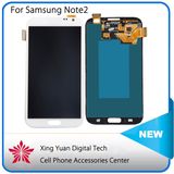 Top Quality LCD for Samsung N7100 Galaxy Note 2 II LCD Display Touch Screen Digitizer Assembly with Frame White Free Tools