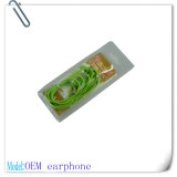 Green Stereo Earphone with Confortable Design