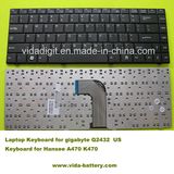 Laptop Keyboard for Hansee A470 K470/Gigabyte Q2432