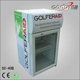 Glass Lid Showcase Display Refrigerator with Light Box (SC40B)